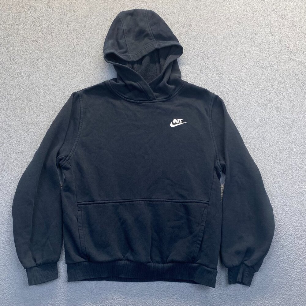Nike Classic Solid Cowl Neck Black Hoodie Sweatshirt Women ,Teens Size XL